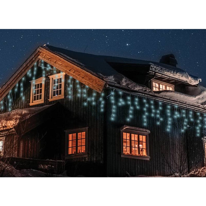 Lyskæde ML50Z 100 istapper 500 LED 15 m kold hvid IP44