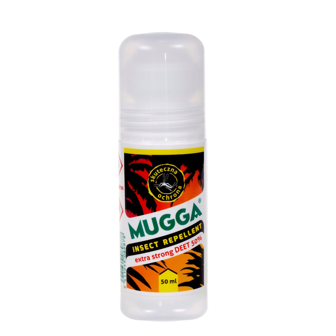 Mugga Strong Spray + Roll On 50 % Deet Mugga-sæt