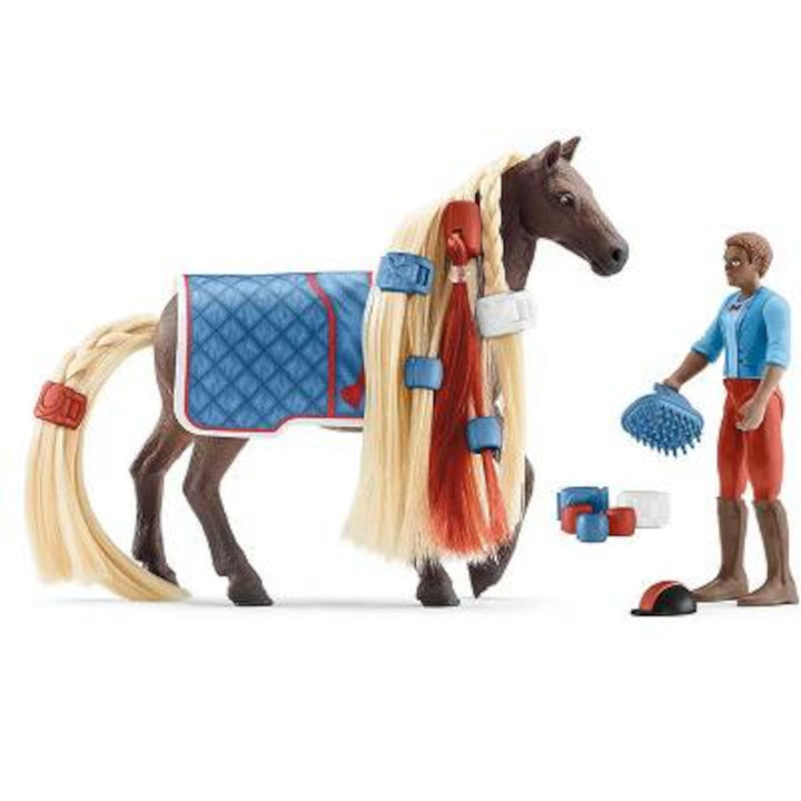 Schleich Horse Club Leo og Rocky startpakke 42586
