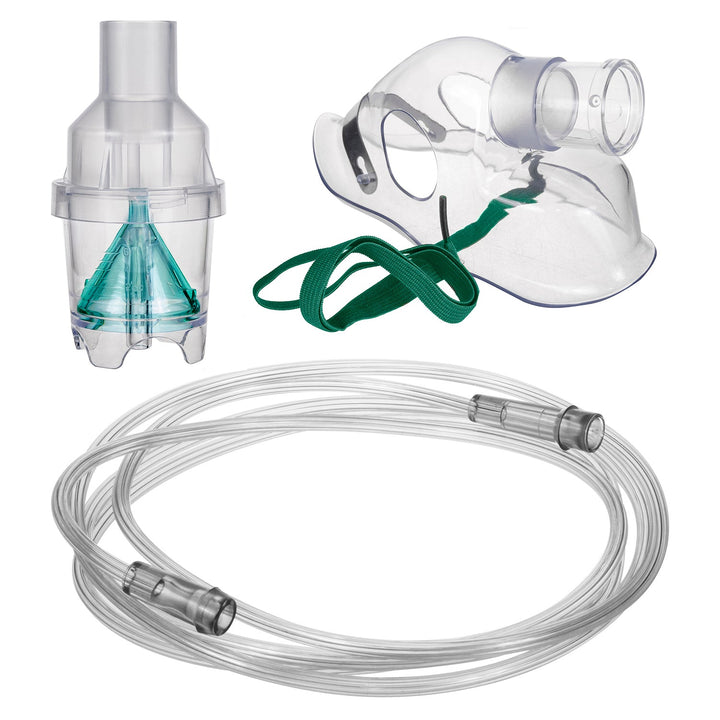 Omnibus BR-CN116 kompressorinhalator, hvid + slange + taske