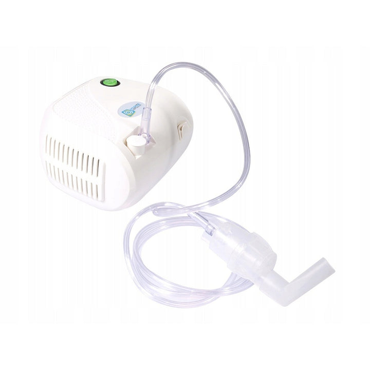 Omnibus BR-CN116 kompressorinhalator, hvid + saltvandsspray