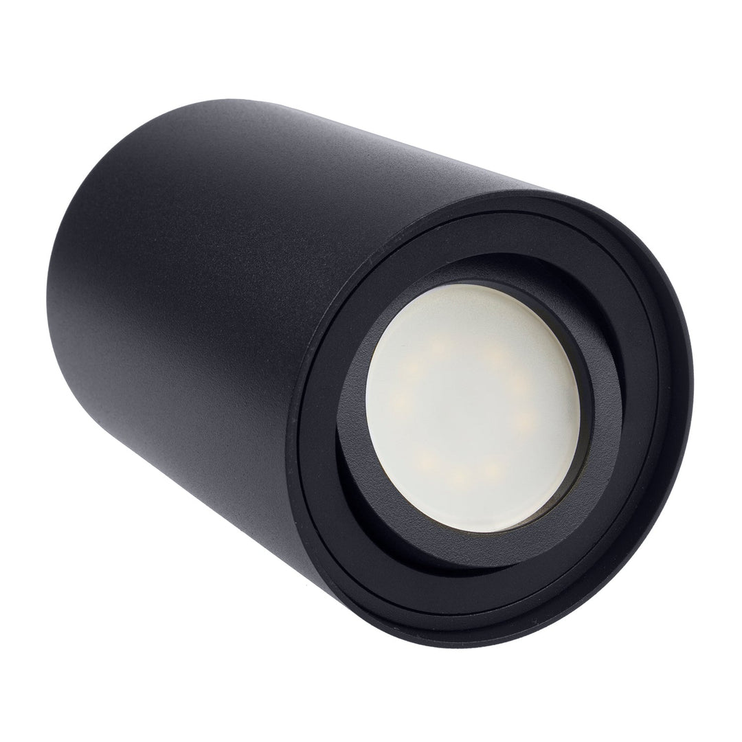 Rund loftlampe Maclean x 3 stk. + GU 10-pærer x 3 stk.