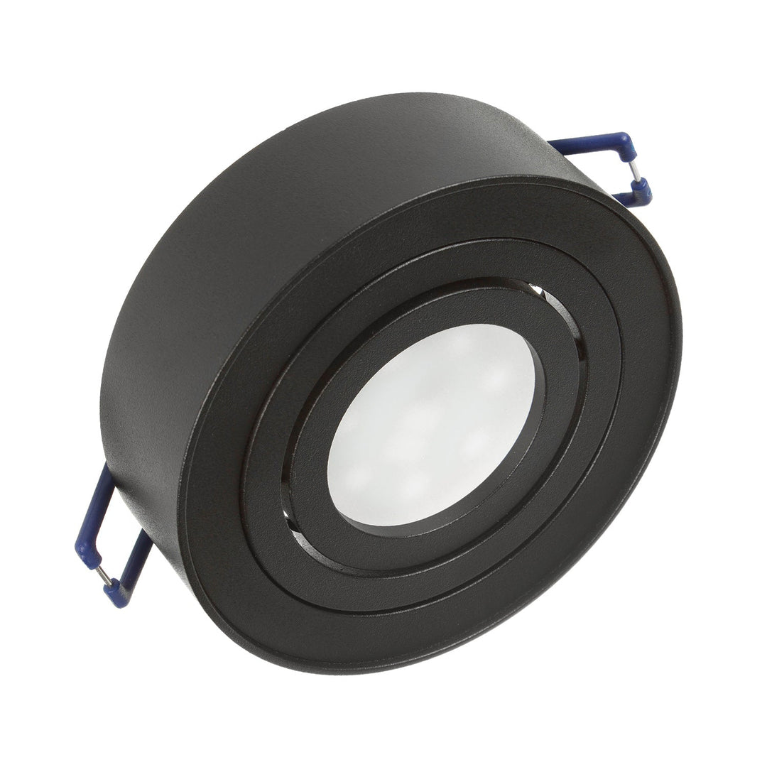 Indbygget lysarmatur MCE462 B 7W sort + GU10