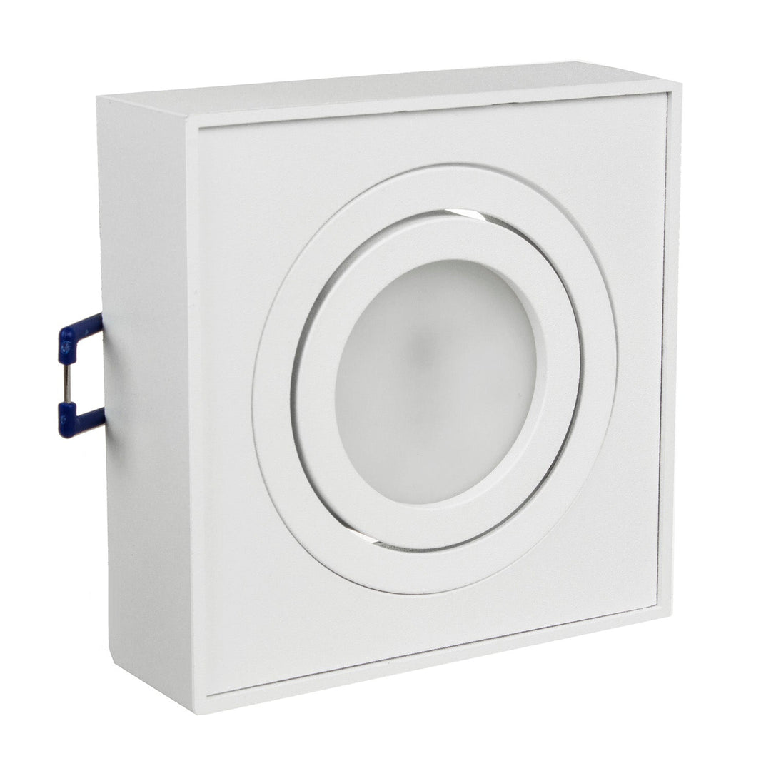 Indbygget lysarmatur MCE464 W 7W + Led GU10