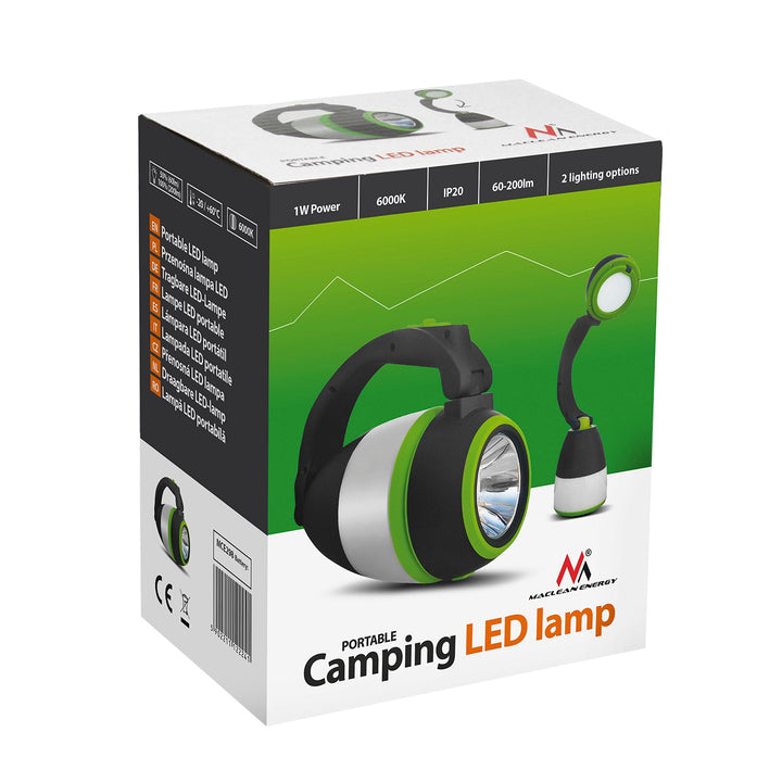 Multifunktionel lommelygte Maclean MCE294 200 lm + 3× AA-batteri Varta