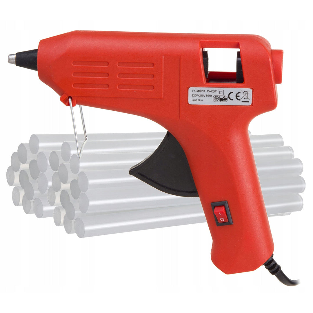 Varmlimspistol MCE432 + lim 26 stk.