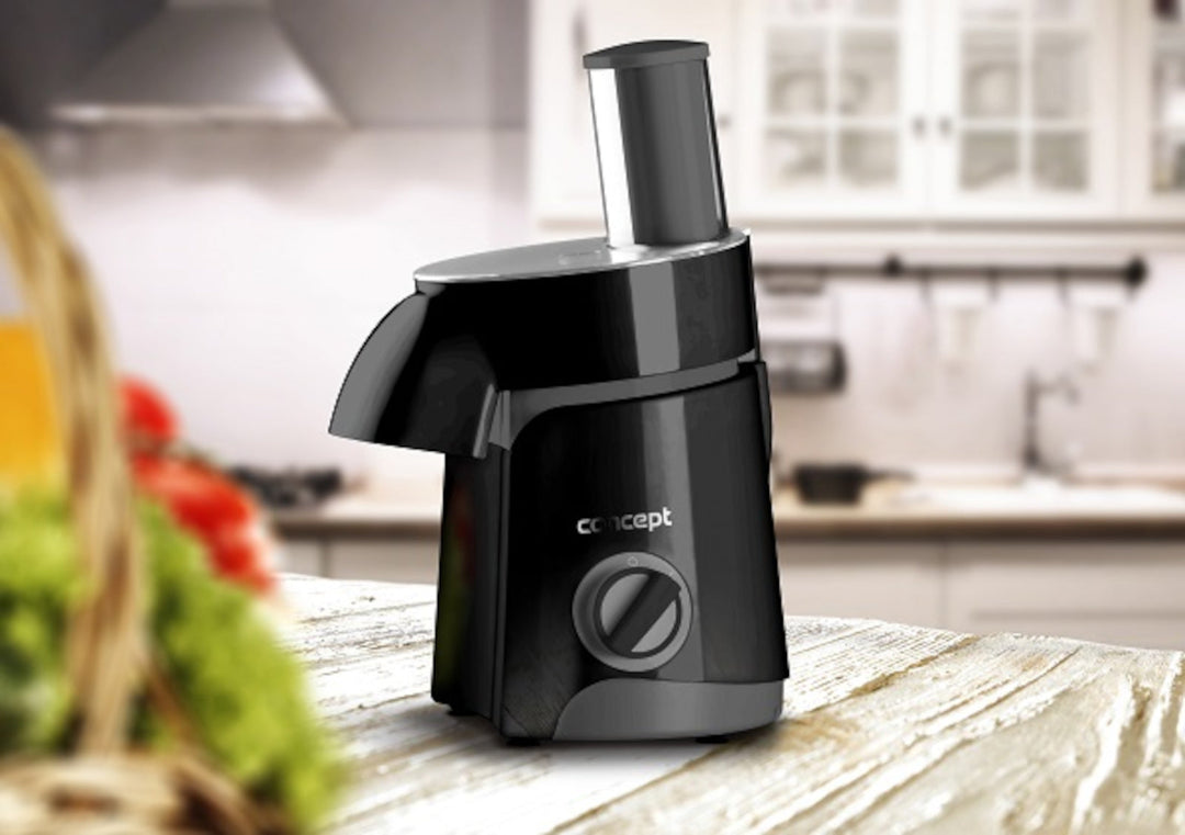Elektrisk kartoffelriveskive/grøntsagssnitter fresh salad black concept es1010