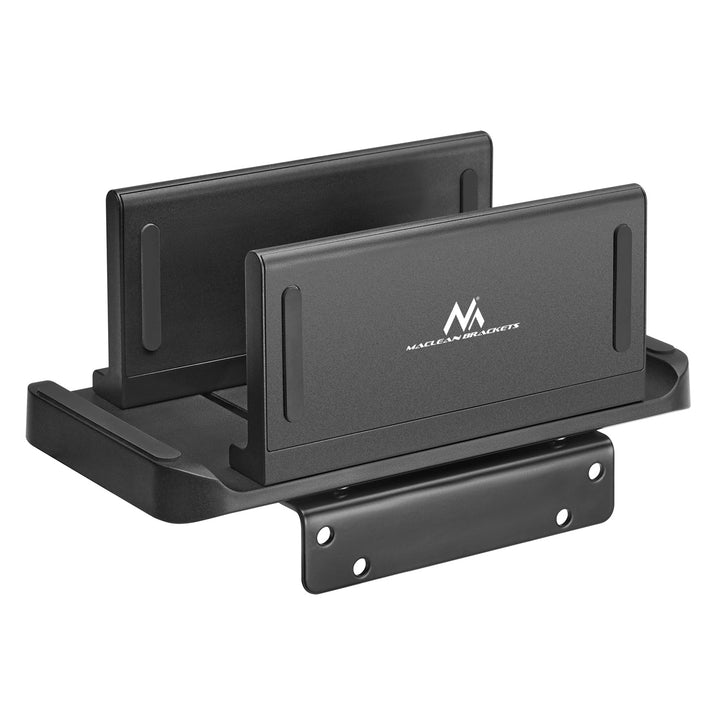 Holder til Thin-Client / mini PC Maclean, sort, passer til VESA-holdere, fritstående, MC-454