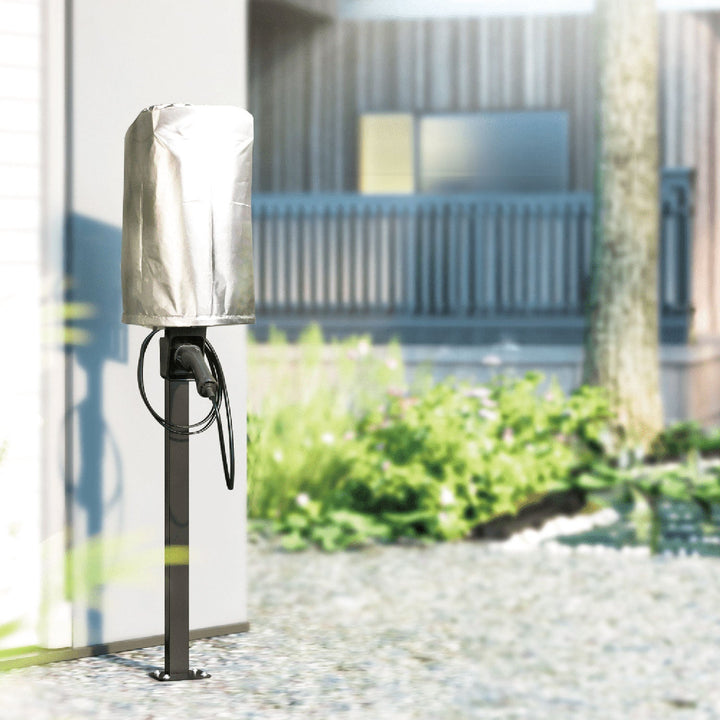 Udendørs stativ til EV- og PHEV-bilopladere fra Maclean, stål, maks. 15 kg, MCE456