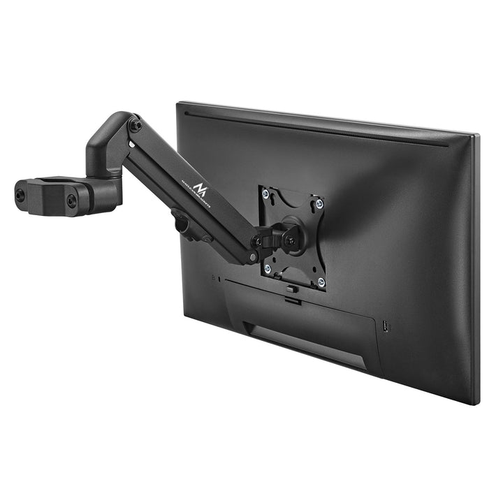 Monitorholder til rør/stolpe 28-60 mm Maclean, 17-27'', maks. 7 kg, fjedermekanisme, MC-459