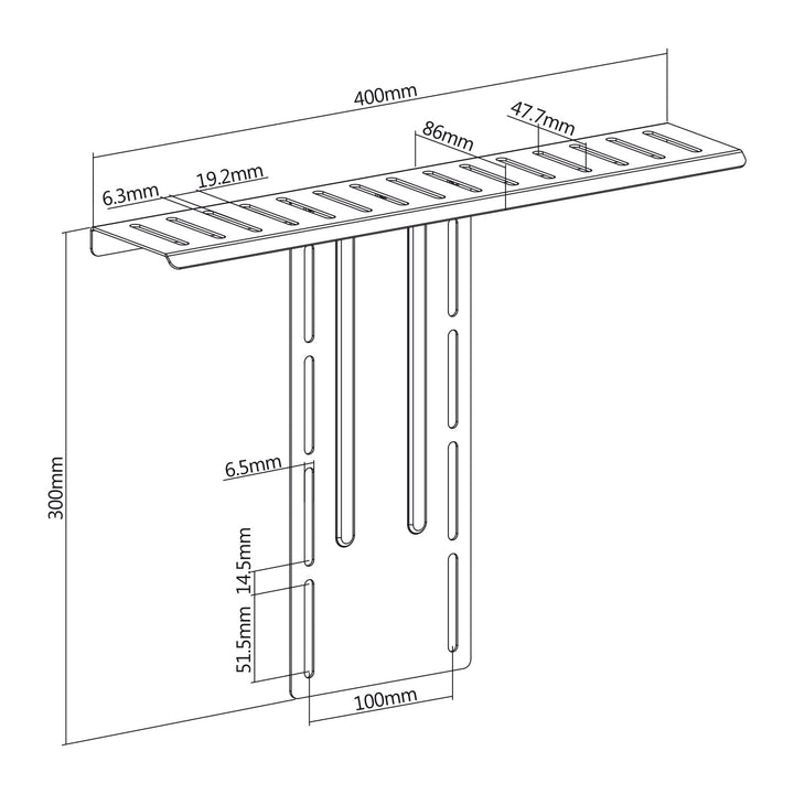 All-In-One NanoRS-holder/hylde til kamera/videokamera/projektor, YouTube, VESA 100x100, RS464