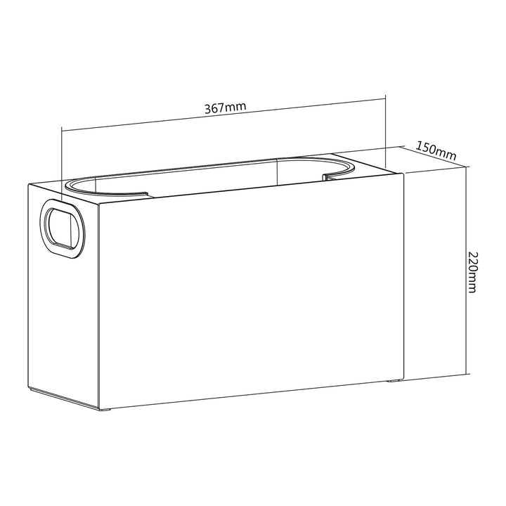 Organizer universal beholder til kosmetik og kosmetiske produkter Maclean, 8 kg, 367 x 150 x 220 mm, MC-479