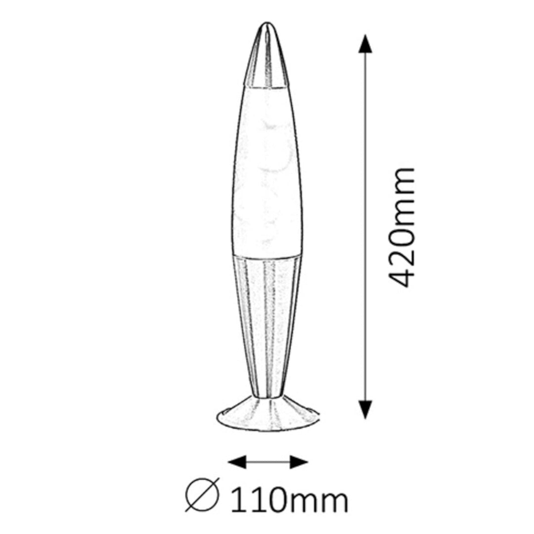 Lollipop2 lavalamp E14 25W orange-purple - dekorativ lampe