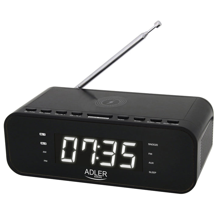 FM-radio med trådløs oplader og Bluetooth - Adler AD 1192B