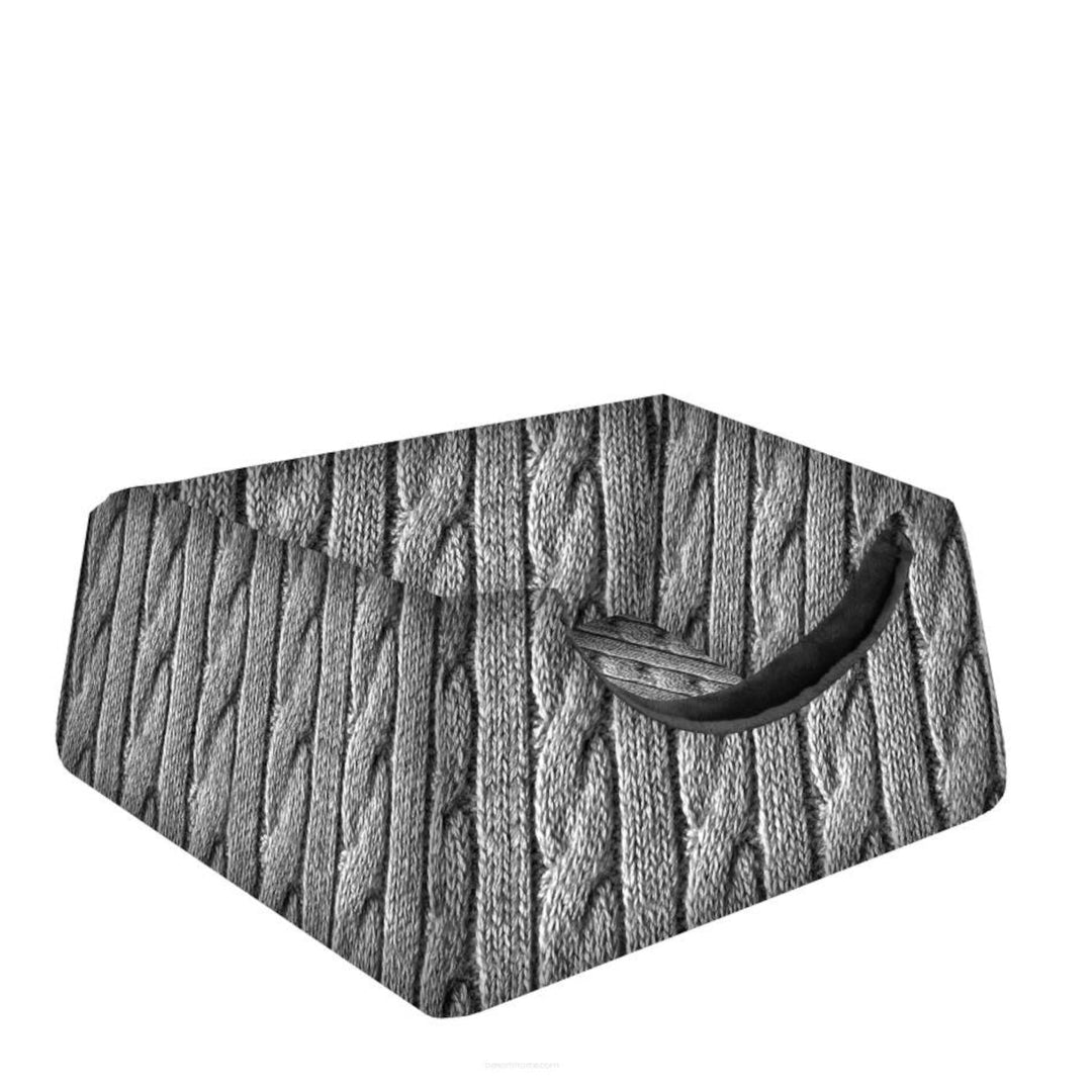 Universal hundehus/kattehus 2-i-1 – Fletning, størrelse M 43 cm x 43 cm