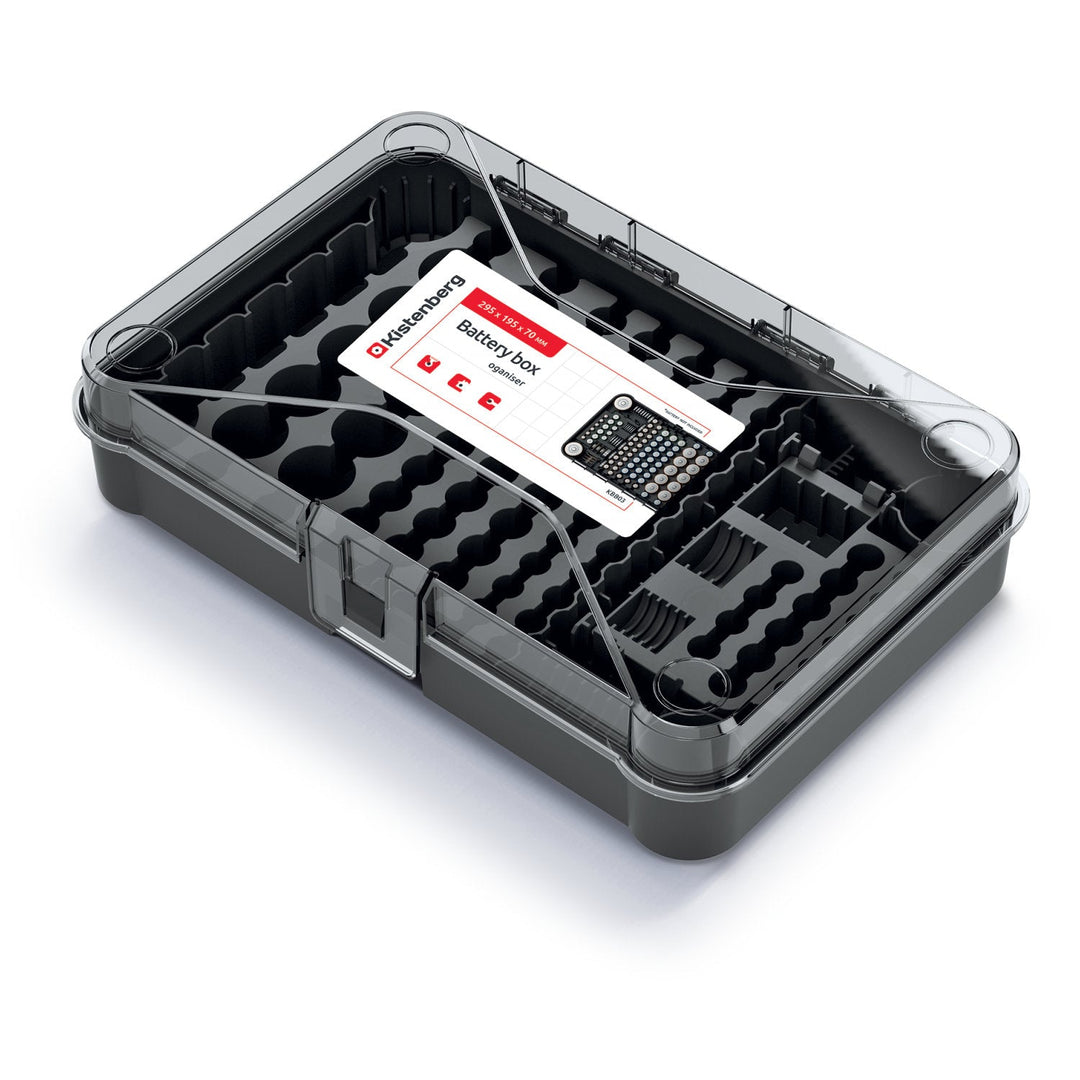 Kistenberg Battery Box KBB03 batteriorganizer – plads til 115 batterier