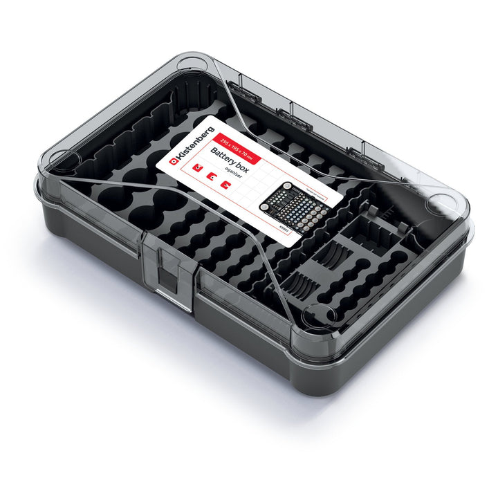 Kistenberg Battery Box KBB03 batteriorganizer – plads til 115 batterier