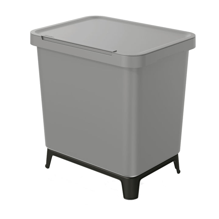 Affaldsspand med affaldsbeholdere til affaldssortering SYSTEMA - smooth gray