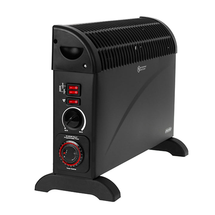 Elektrisk radiator, sort Konvektor-elektrisk radiator MESKO