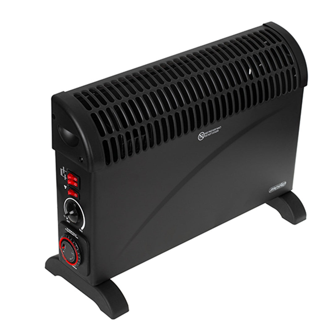 Elektrisk radiator, sort Konvektor-elektrisk radiator MESKO
