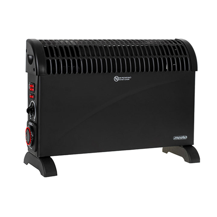 Elektrisk radiator, sort Konvektor-elektrisk radiator MESKO