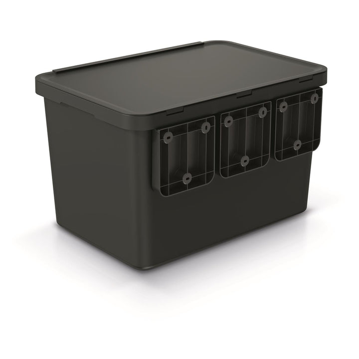 Keden SYSTEMA affaldsspand 2x10 + 23 l – sort genbrug