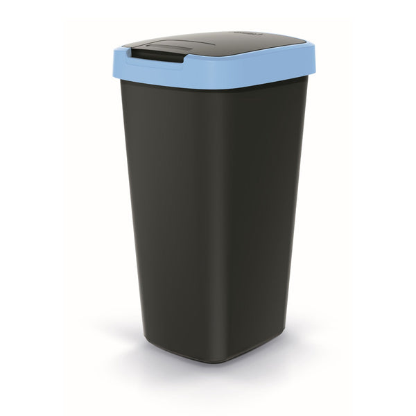25 liters affaldsspand KEDEN COMPACTA Q NSAB25-2717C - sort med blå ramme