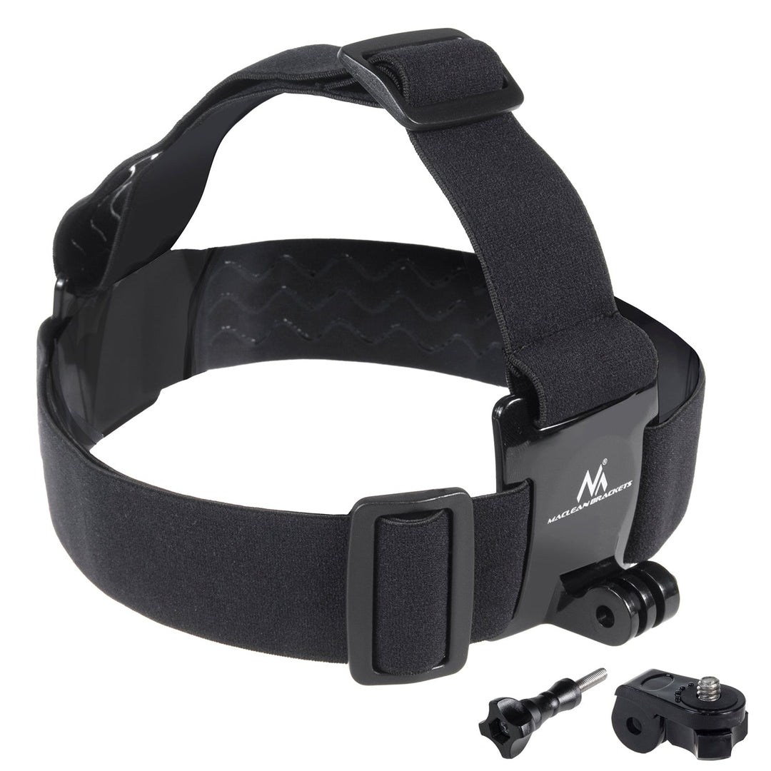 Maclean sports-hovedbånd, drejbart, til telefon, kamera, GoPro-kameraer og andet, universal, MC-448