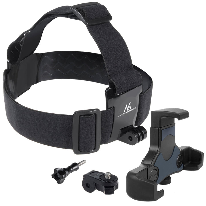 Maclean sports-hovedbånd, drejbart, til telefon, kamera, GoPro-kameraer og andet, universal, MC-448