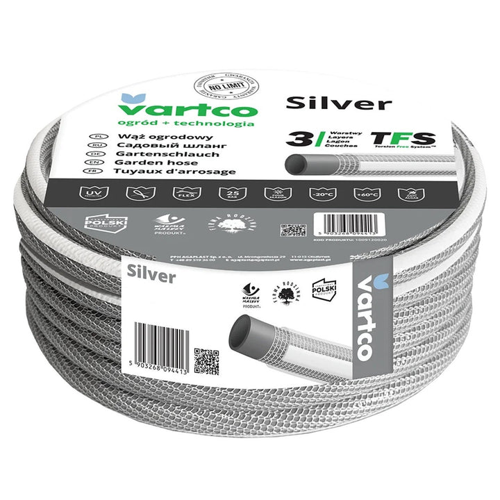 3-lags haveslange Vartco Silver TFS 3/4" 50 m