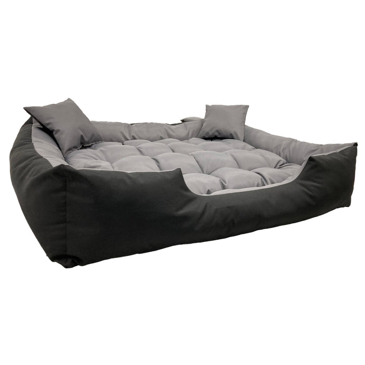 Hundeseng til kat ECCO 130 x 105 cm ECCO130/105SZ farve grå-sort