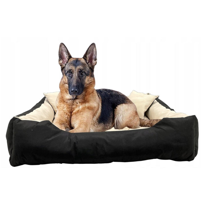 Hundeseng ECCO 55x45 cm ECCO55/45BEZ farve beige-sort
