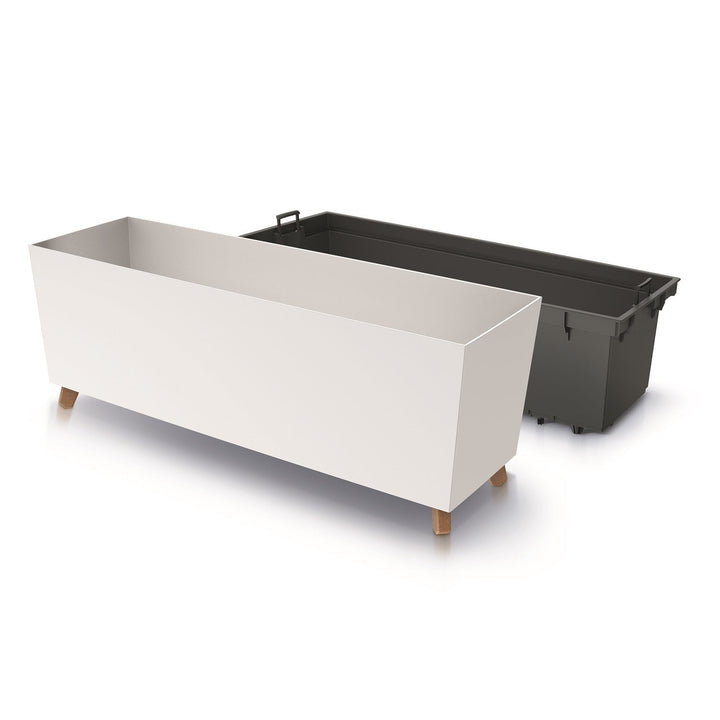 Prosperplast Urbi Case blomsterkasse - hvid DUC800N