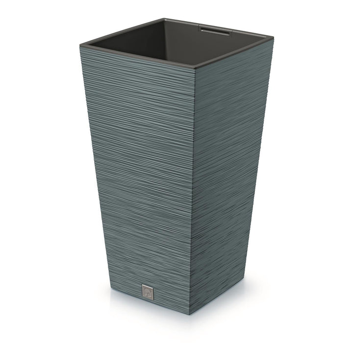 Blomsterpotte med indsats Prosperplast Furu Square DFSH240-5415C - farve skandinavisk blå
