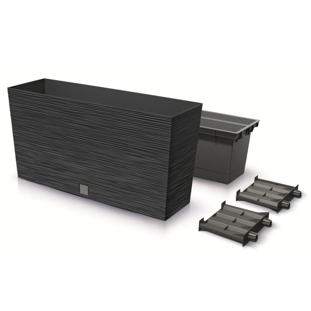 Kasse med indsats Prosperplast Furu Case M DFC800M-S433 - farve antracit