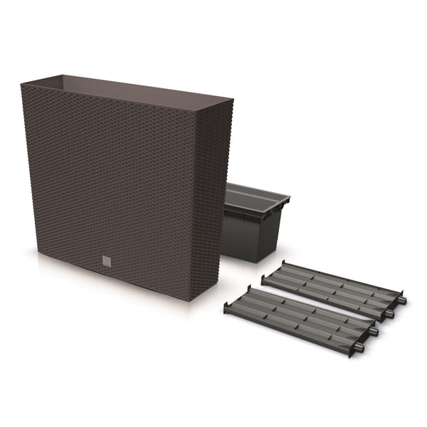 Kasse med indsats Prosperplast Rato Case T DRC800T-440U - farve umbra