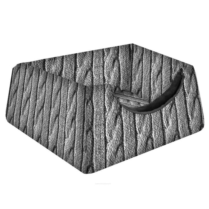 Hundehus/seng til hund/kat 2-i-1 Warkocz størrelse L 55 x 55 x 45 cm