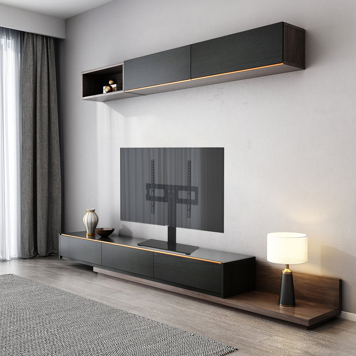 Universal TV-stativ Maclean, til TV-skab, fod, maks. 40 kg, maks. VESA 400x400, til TV 32-65", MC-450