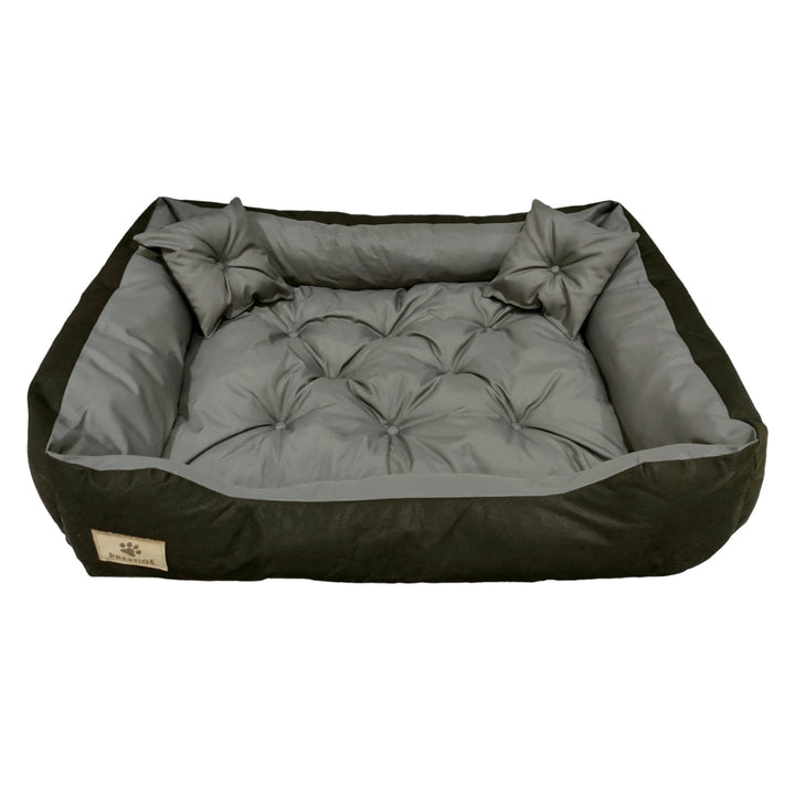 Prestige PRES145/115SZ hundeseng 145x115 cm grå-sort