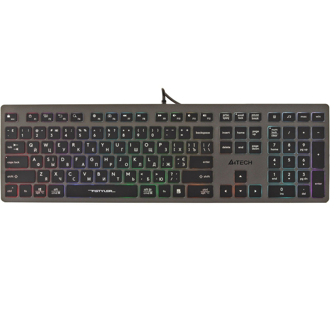 A4TECH FSTYLER FX60H membrantastatur (neonbaggrundsbelysning)