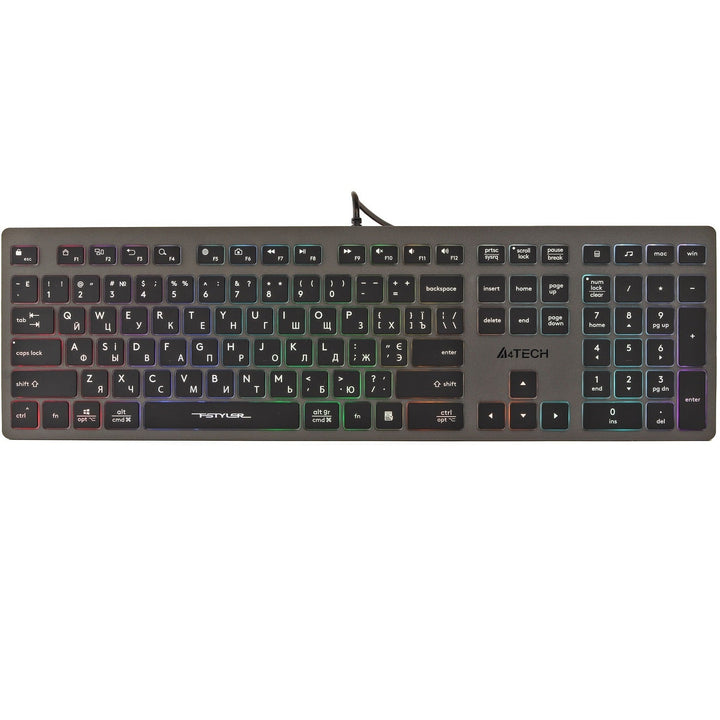 A4TECH FSTYLER FX60H membrantastatur (neonbaggrundsbelysning)