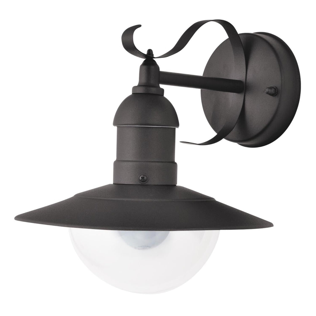 Oslo Rabalux havevæglampe til facade, sort, E27, 60 W, IP43, 230 V