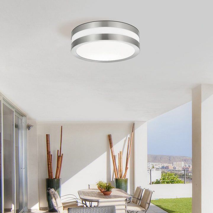 Udendørs loftslampe Rabalux Stuttgart 8220 – farve: satin krom