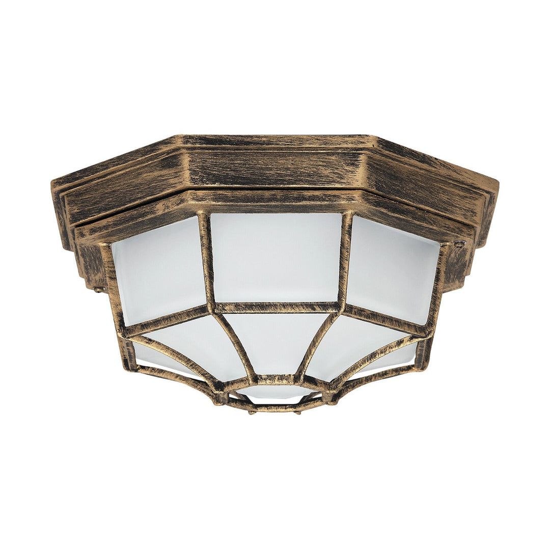 Udendørs loftslampe Rabalux Milano 8376 lampeskærm af metal og glas