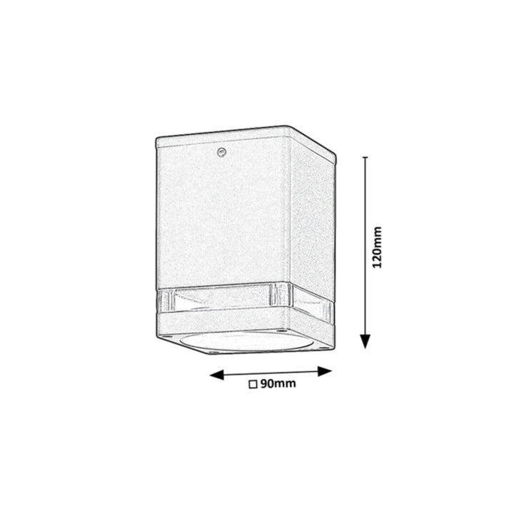 ZOMBOR 7818 Rabalux antracit GU10 35 W terrasse