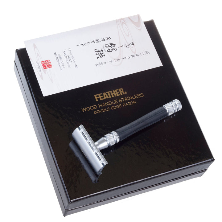 Feather WS-D2S barbermaskine japansk kvalitet - rustfrit stål og træ