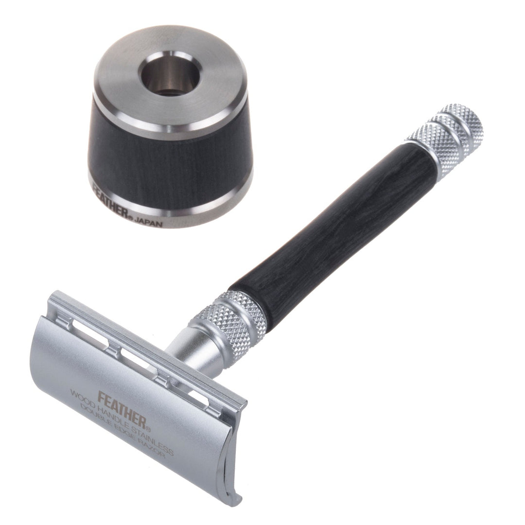 Feather WS-D2S barbermaskine japansk kvalitet - rustfrit stål og træ