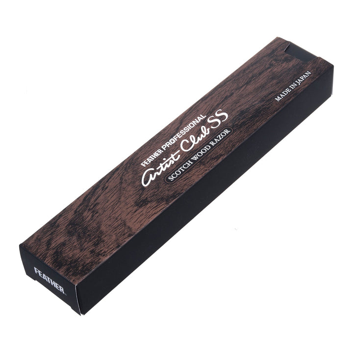 Shavette-barberkniv ACS-RSW Feather Professional Artist Club Scotch Wood