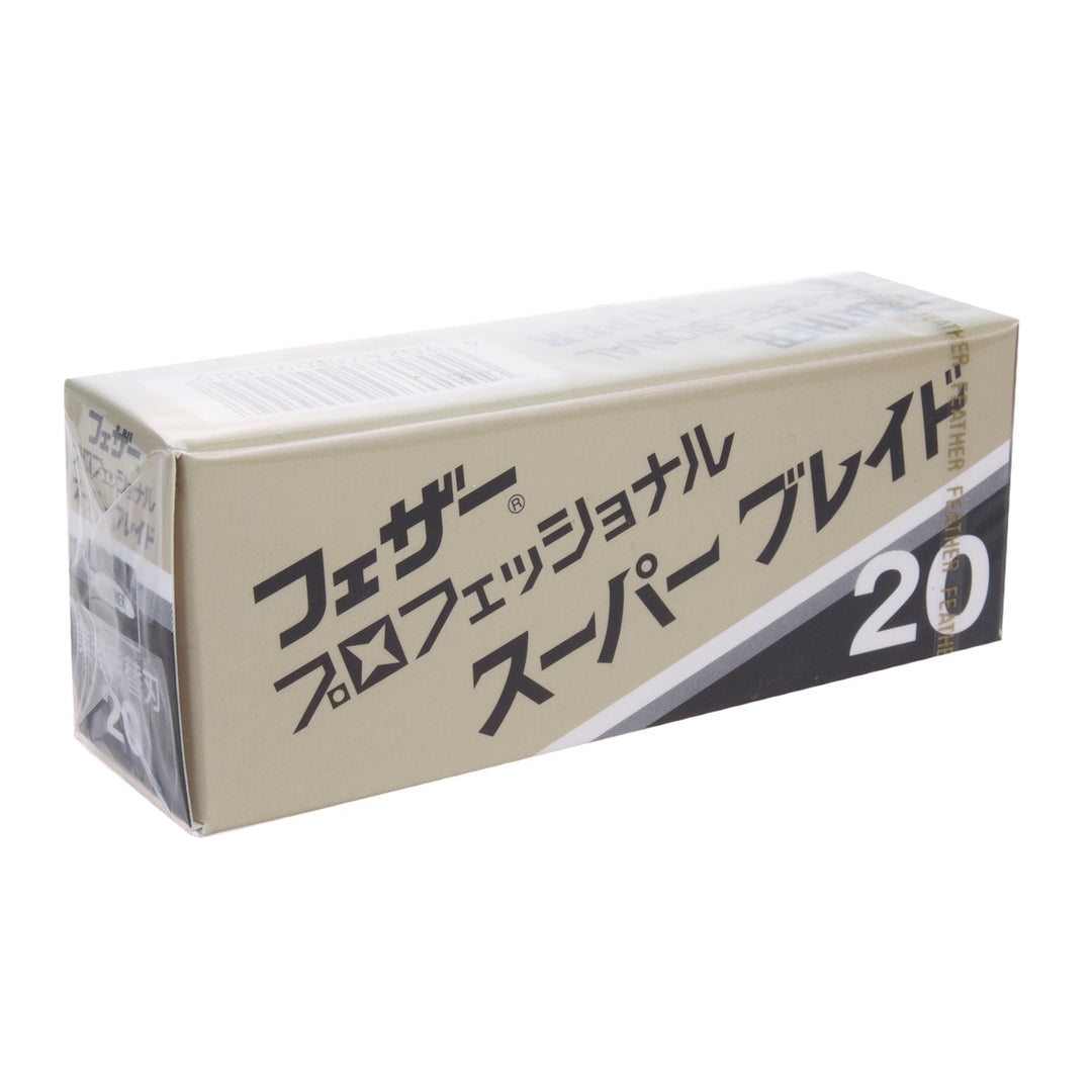 FEATHER Super Blade PS-20 barberblade til shavette - 20 stk. i pakken