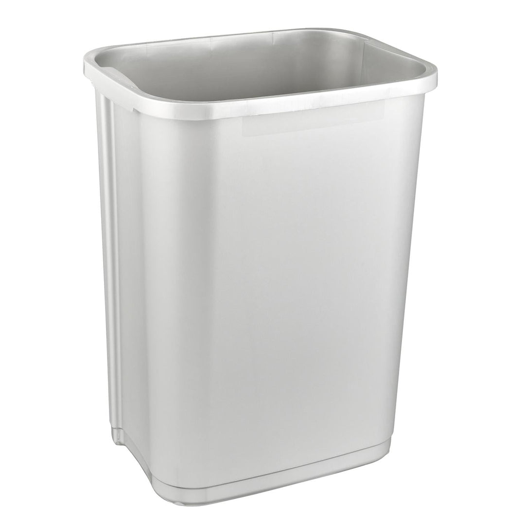 Affaldsspand med klaplåg, lys sølvfarvet, 25 l, Keeeper